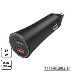 Xiaomi Mi Dual-Port 37W autós töltő, USB