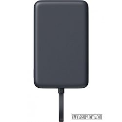   Xiaomi Magnetic Power Bank 10000mAh beépített Usb-C kábel, szürk