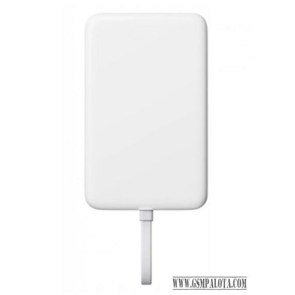 Xiaomi Magnetic Power Bank 10000mAh beépített Usb-C kábel, fehér