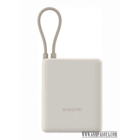Xiaomi Power Bank 10000mAh 33W usb-c kábel bézs BHR9333