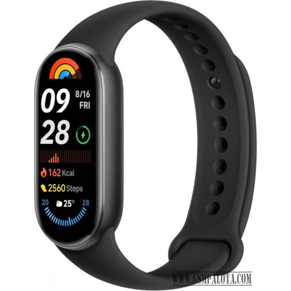 Xiaomi Smart Band 9 aktivitásmérő, fekete BHR8337