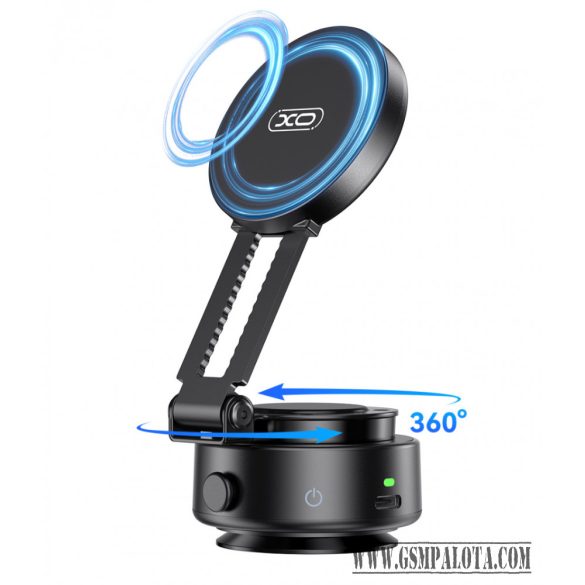 XO 168 mágneses tartó 360° elforgatható, fekete