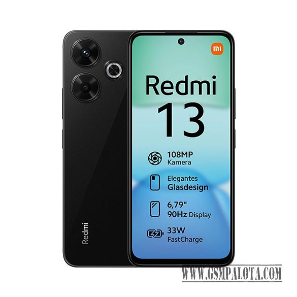 Xiaomi Redmi 13 4G Dual Sim 8GB RAM 256GB - Fekete