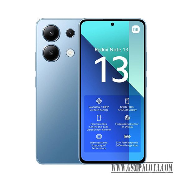 Xiaomi Redmi Note 13 4G Dual Sim 8GB RAM 256GB - Kék